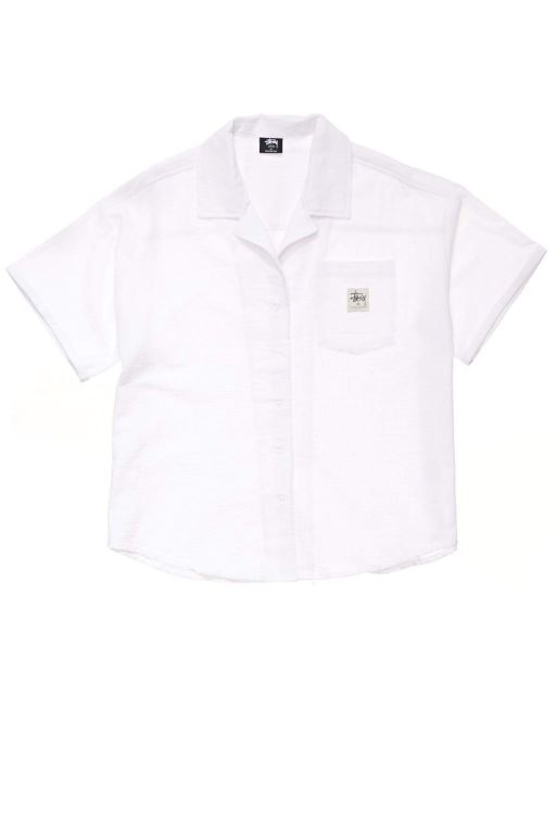 Stussy Womens Vermont OS Shirts White - EABOS4162